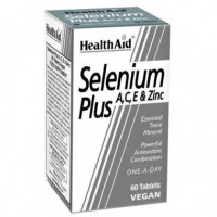 SELENIO PLUS A,C,E+ZINC 60 COMPRIMIDOS HEALTH AID
