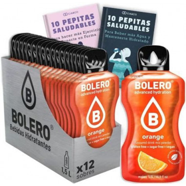 BOLERO BEBIDA ISOTONICA SABOR NARANJA CON SALEN MINERALES Y VITAMINAS