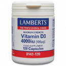 VITAMINA D 4000 UI 120CAP LAMBERTS