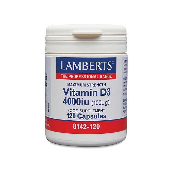 VITAMINA D 4000 UI 120CAP LAMBERTS