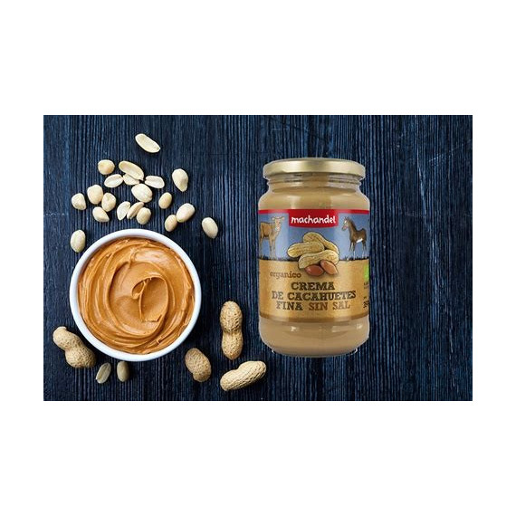 MANTEQUILLA CACAHUETES CRUJIENTE BIO MACHANDEL