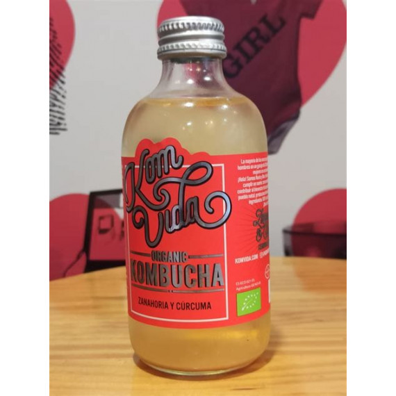 KOMBUCHA CURCUMA ZANAHORIA CURCUMA 330ML