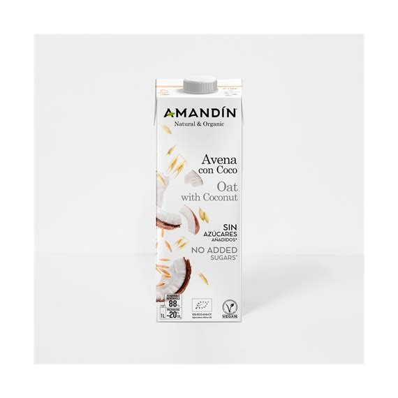 BEBIDA DE AVENA CON COCO 1L AMANDIN