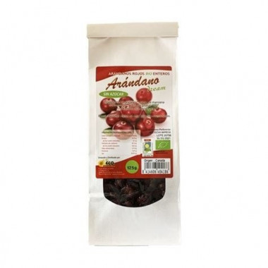 ARANDANOS ROJOS SIN AZUCAR 125GR DREAM FOOD