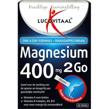 CITRATO DE MAGNESIO 400 MG 20 STICKS LUCOVITAAL