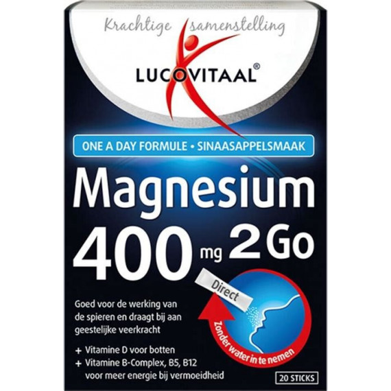 CITRATO DE MAGNESIO 400 MG 20 STICKS LUCOVITAAL