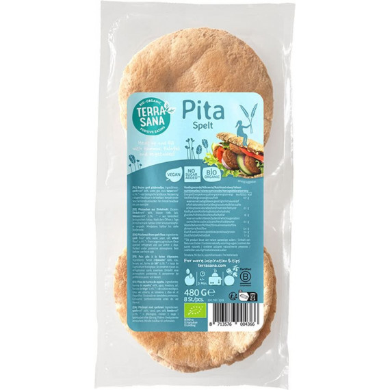 PAN PITA DE ESPELTA TERRA SANA