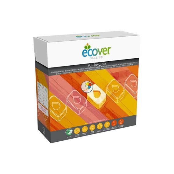 LAVAVAJILLAS MAQUINA ECOVER 25 TABLETAS ALL IN ONE