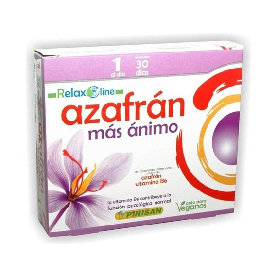 RELAXLINE AZAFRAN MAS ANIMO 30 CAPS