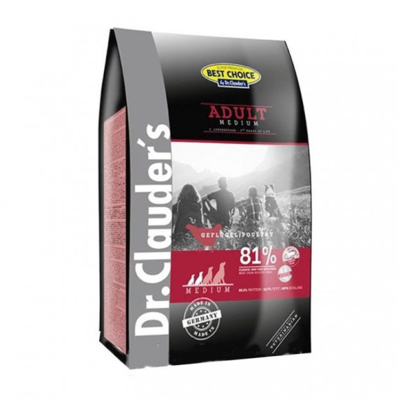 Dr Clauder Perro Adulto Medium 4 Kg  DR. CLAUDER'S