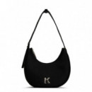 Karl Lagerfeld Jeans Bolso en cuero granulado B4W30168-999