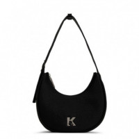 Karl Lagerfeld Jeans Bolso en cuero granulado B4W30168-999