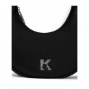 Karl Lagerfeld Jeans Bolso en cuero granulado B4W30168-999