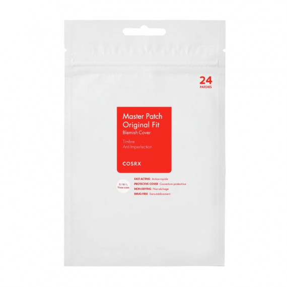 Master Patch Original Fit 24 Pieces
Parches Faciales Correción Acne