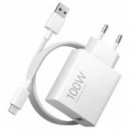 Cargador Red XIAOMI Gan Universal de Pared 100W + Cable
