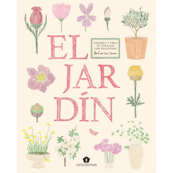 el Jard¡n. Colorea y Crea tu Collage con Pegatinas   2026