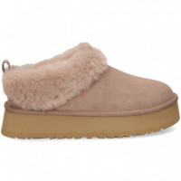 Zueco Pelo Plat. ante Gris  UGG