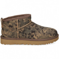 Botin ante Leopardo Cuero  UGG