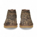 Botin ante Leopardo Cuero  UGG