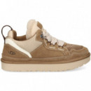 DEPORTIVO ANTE BEIGE CUERO