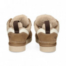 DEPORTIVO ANTE BEIGE CUERO