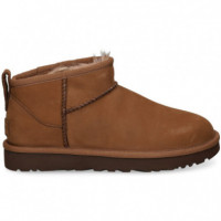 Botin Corto Nobuck Marron  UGG