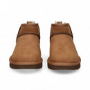 Botin Corto Nobuck Marron  UGG