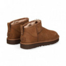 Botin Corto Nobuck Marron  UGG