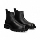 Botin Chelsea Piel Negro  HUGO BOSS