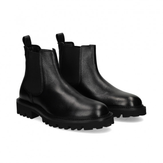 Botin Chelsea Piel Negro  HUGO BOSS