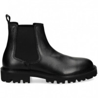 Botin Chelsea Piel Negro  HUGO BOSS