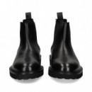 Botin Chelsea Piel Negro  HUGO BOSS