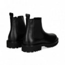 Botin Chelsea Piel Negro  HUGO BOSS