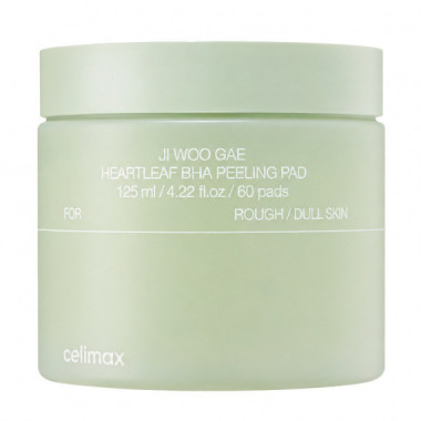 Ji Woo Gae Heartleaf BHA Peeling Pad
Discos Exfoliantes Faciales