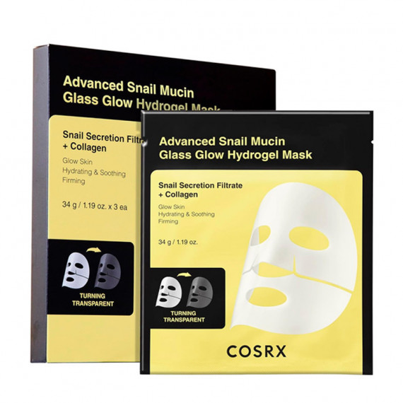 Pack 3 Advanced Snail Mucin Glass Glow Hydrogel Mask
Mascarilla Facial Multifunción