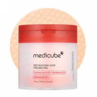 Red Succinic Acid Panthenol Pads
Discos Faciales Exfoliantes