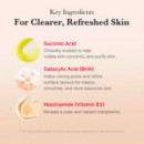 Red Succinic Acid Panthenol Pads
Discos Faciales Exfoliantes