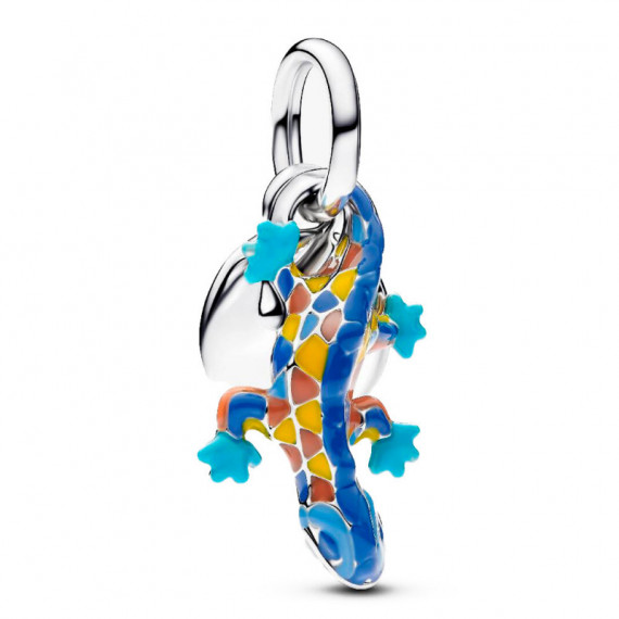 Charm Colgante Doble Salamandra y Etiqueta Redonda Grabable 794916C01  PANDORA