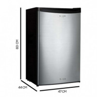 Bolero Coolmarket Tt 90 Inox E 47X44X83  Cm  CECOTEC