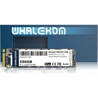 Disco Duro SSD Whalekom WKNV-256 256GB M.2 NVMe PCIe 3.0