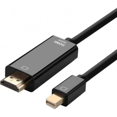 Cable Mini DisplayPort a HDMI Aisens Macho/Macho 2 Metros Negro