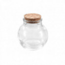 Tarrito de Vidrio con Tapón de Corcho 85ml La Mediterránea