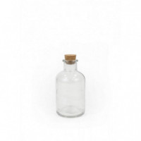 Botella Frasca 250ML con Tapón de Corcho LA MEDITERRANEA