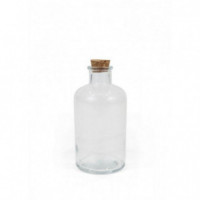 Botella Frasca 500ML con Tapón de Corcho LA MEDITERRANEA