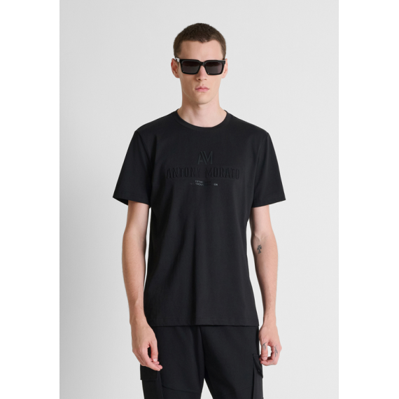 Camiseta ANTONY MORATO Negra Estampado Delantero