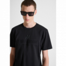 Camiseta ANTONY MORATO Negra Estampado Delantero