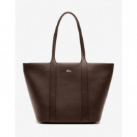SHOPPING BAG DARK BROWN