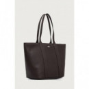 SHOPPING BAG DARK BROWN