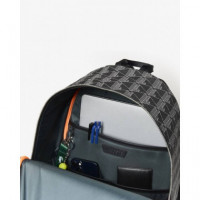 Mochila Monogram Noir Gris  LACOSTE