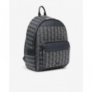 Mochila Monogram Noir Gris  LACOSTE